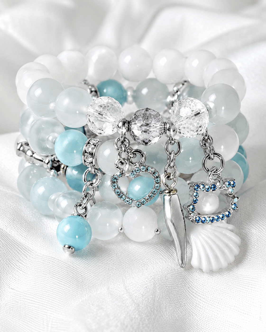 Crystal Tide Bead Stack
